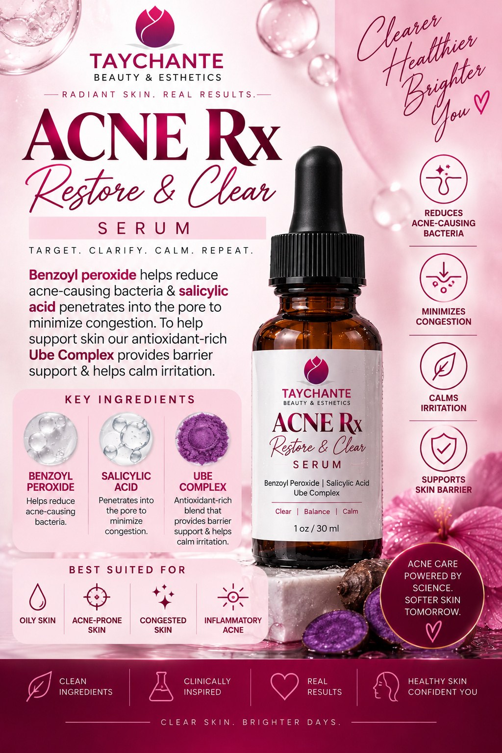 ACNE Rx RESTORE & CLEAR SERUM
